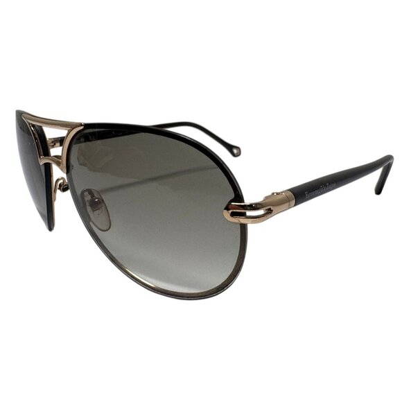 Ermenegildo Zegna Aviator Sunglasses SZ 3207 in Brown/Gold main image 8